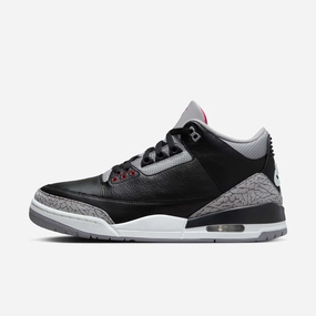 (Men's) Air Jordan 3 Retro 'Black Cement' (2024) DN3707-010 Air Jordan 3 retro sneakers with throwback vibe