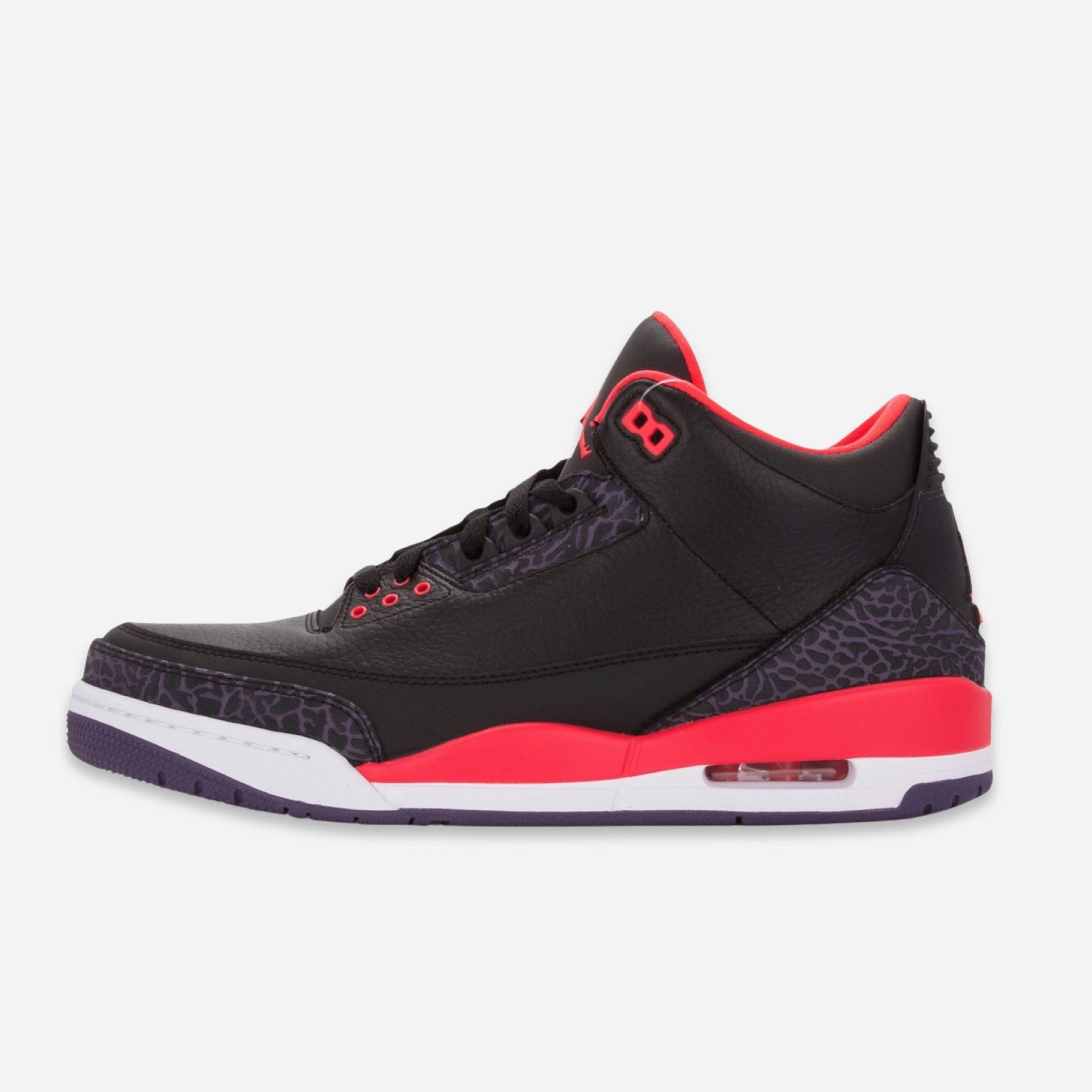 (Men's) Air Jordan 3 Retro 'Bright Crimson' (2013) 136064-005 Air Jordan 3 retro sneakers with throwback vibe