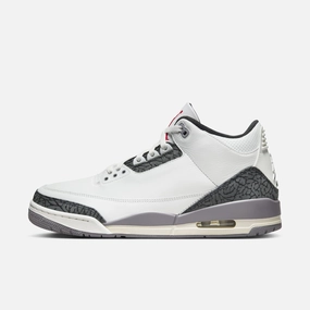 (Men's) Air Jordan 3 Retro 'Cement Grey' (2024) CT8532-106 Air Jordan 3 retro sneakers with throwback vibe
