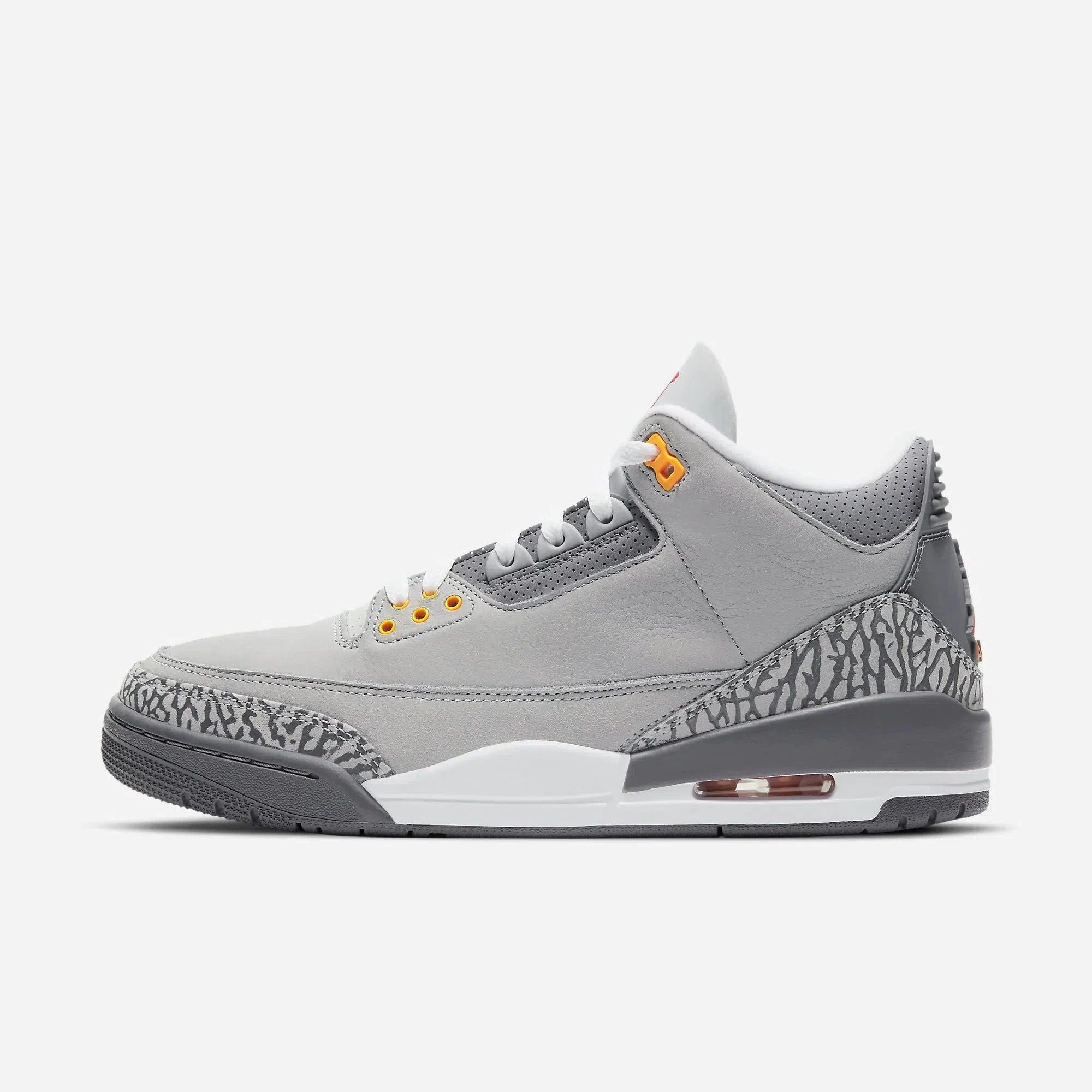 (Men's) Air Jordan 3 Retro 'Cool Grey' (2021) CT8532-012 Air Jordan 3 retro sneakers with throwback vibe