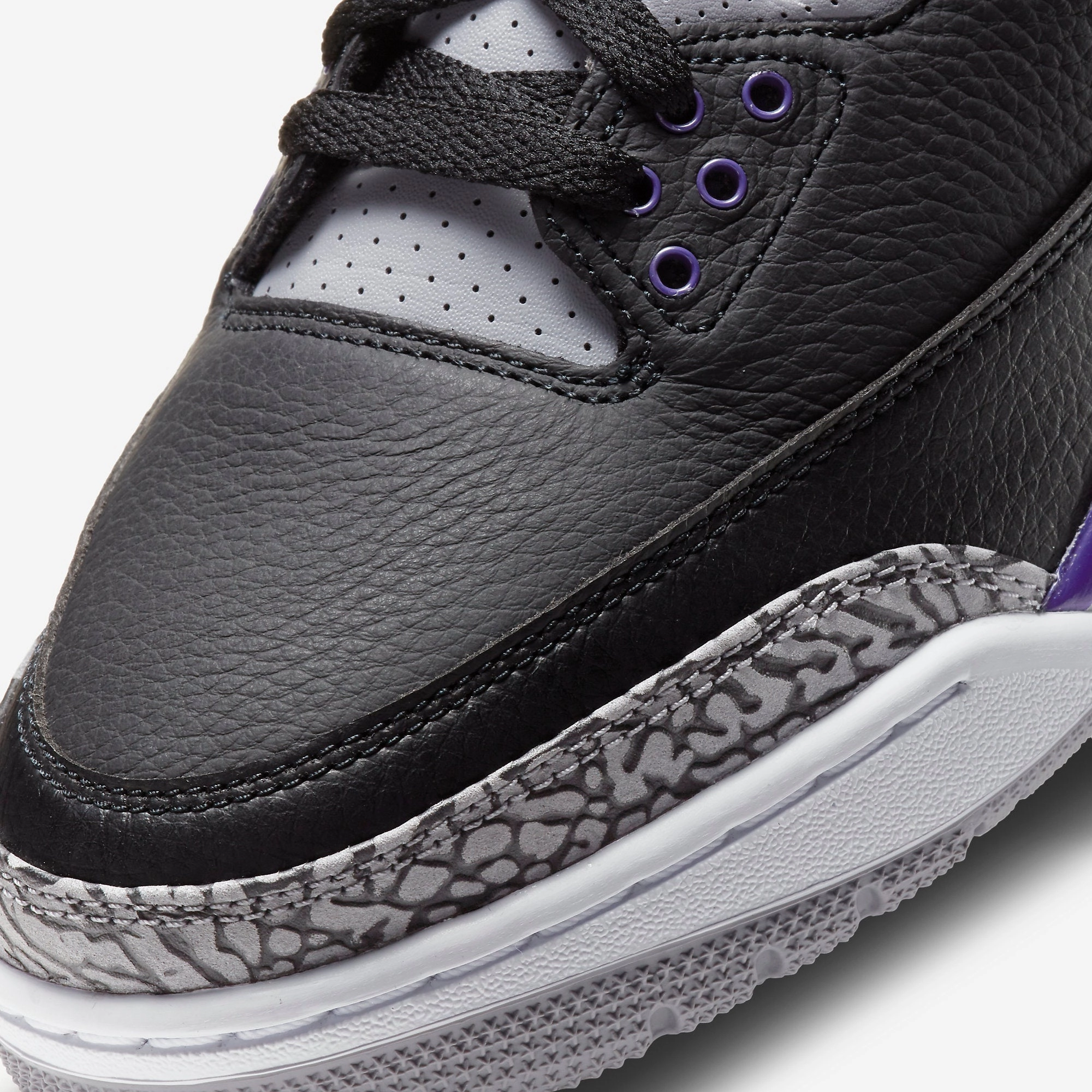 (Men's) Air Jordan 3 Retro 'Court Purple' (2020) CT8532-050 Air Jordan 3 Retro Throwback Sneakers