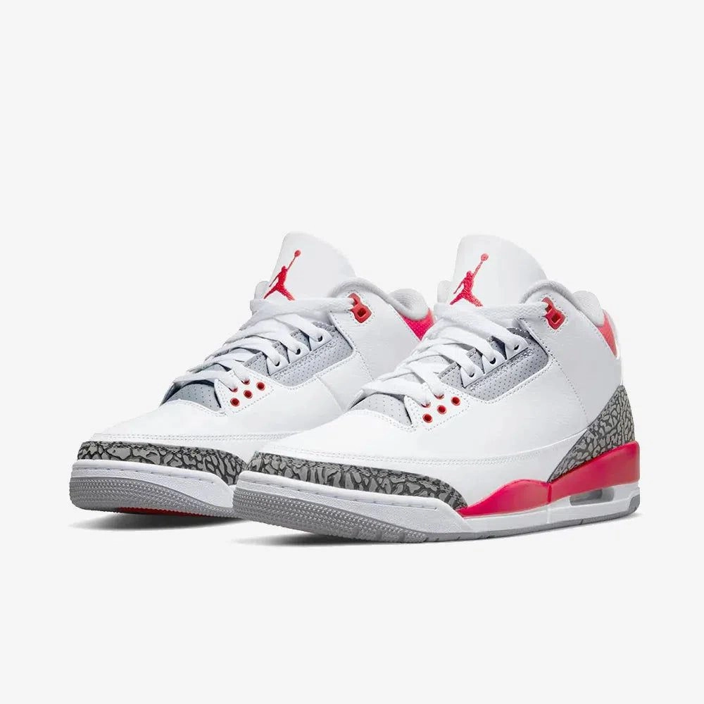 (Men's) Air Jordan 3 Retro 'Fire Red' (2022) DN3707-160 Air Jordan 3 Retro Throwback Sneakers