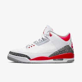(Men's) Air Jordan 3 Retro 'Fire Red' (2022) DN3707-160 Air Jordan 3 retro sneakers with throwback vibe