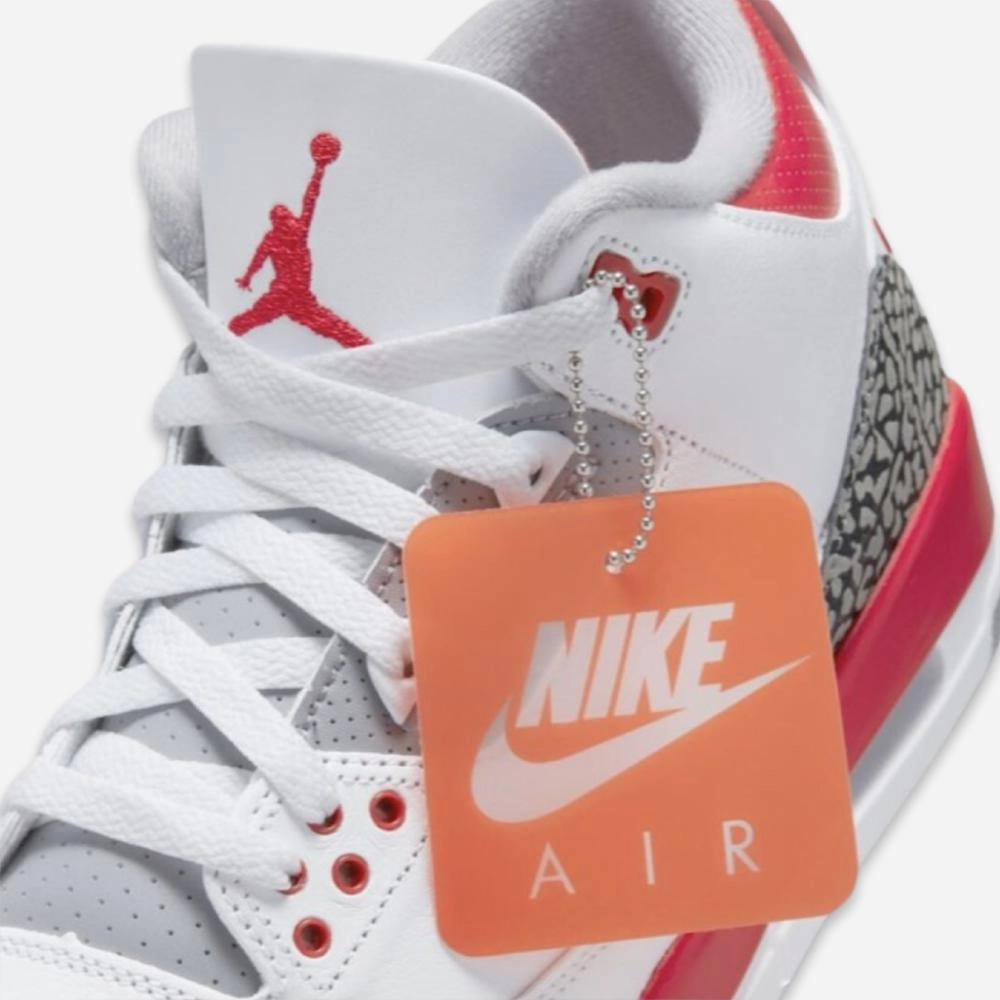 (Men's) Air Jordan 3 Retro 'Fire Red' (2022) DN3707-160 Air Jordan 3 Retro Throwback Sneakers