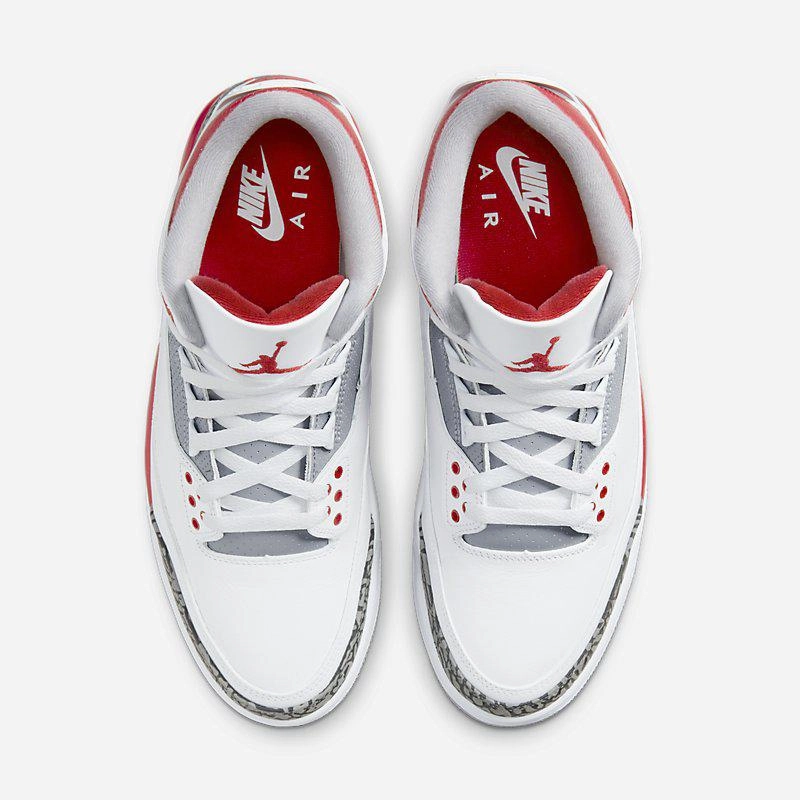 (Men's) Air Jordan 3 Retro 'Fire Red' (2022) DN3707-160 Air Jordan 3 Retro Throwback Sneakers