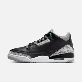 (Men's) Air Jordan 3 Retro 'Green Glow' (2024) CT8532-031 Air Jordan 3 retro sneakers with throwback vibe