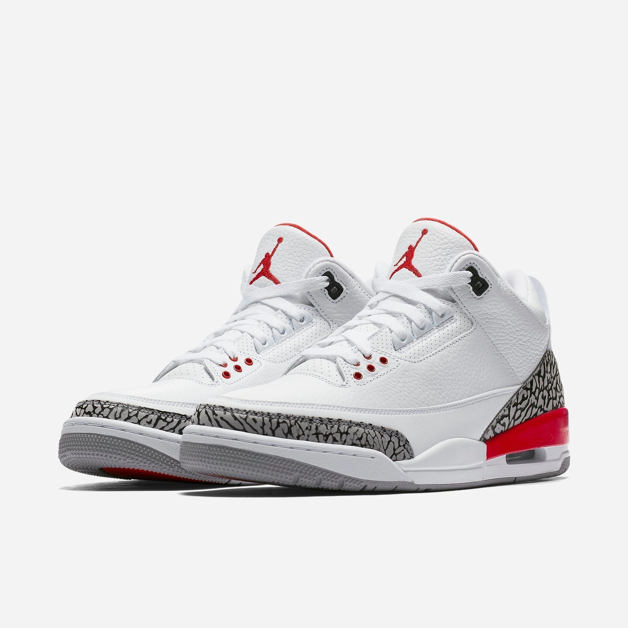(Men's) Air Jordan 3 Retro 'Katrina / Hall Of Fame' (2018) 136064-116 Air Jordan 3 Retro Throwback Sneakers