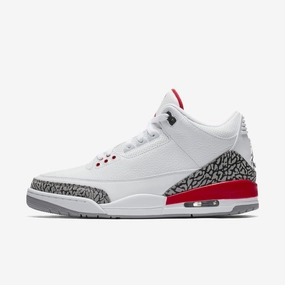 (Men's) Air Jordan 3 Retro 'Katrina / Hall Of Fame' (2018) 136064-116 Air Jordan 3 retro sneakers with throwback vibe
