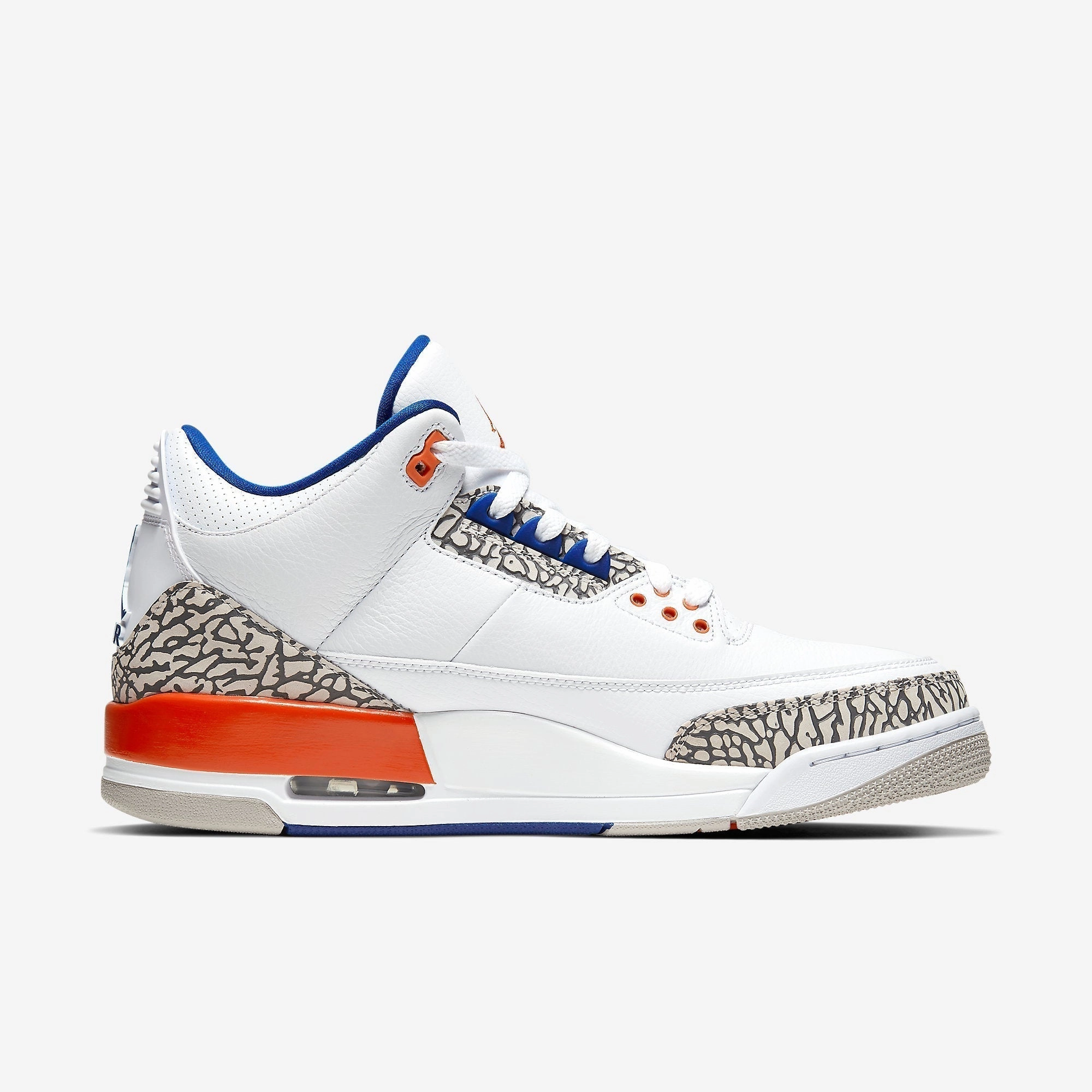 (Men's) Air Jordan 3 Retro 'New York Knicks' (2019) 136064-148 Air Jordan 3 Retro Throwback Sneakers