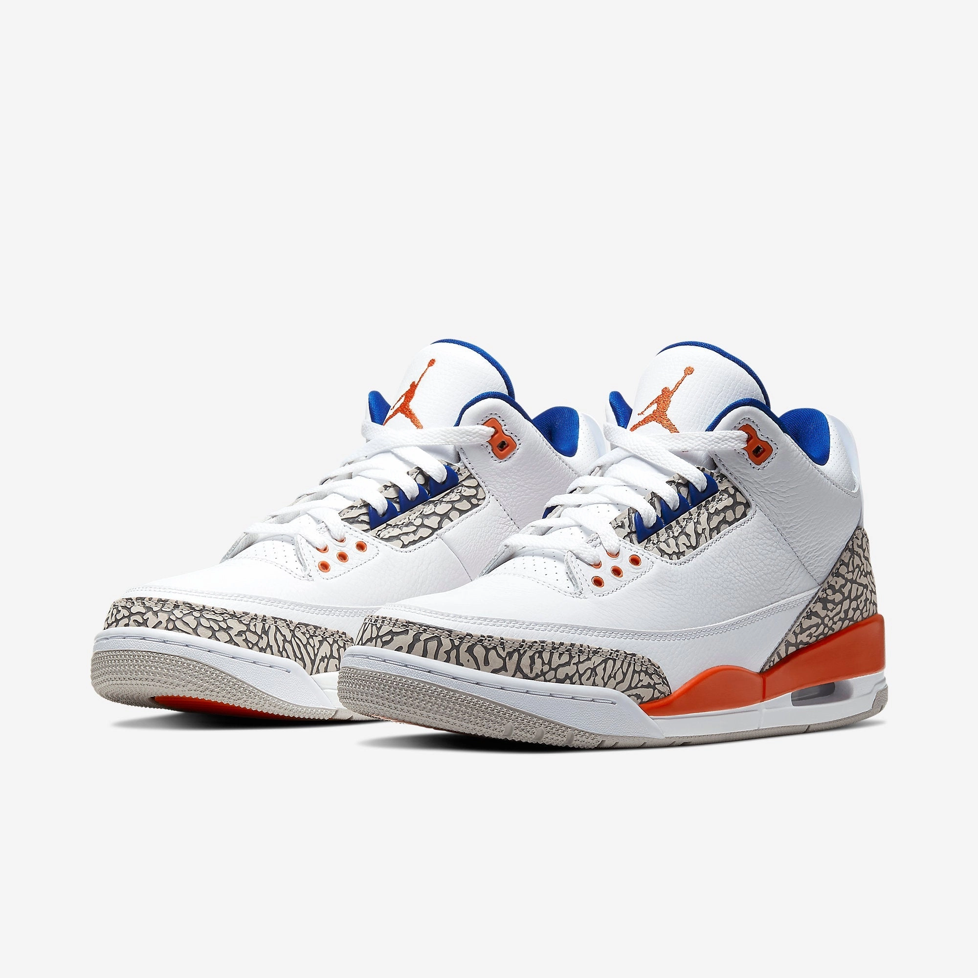(Men's) Air Jordan 3 Retro 'New York Knicks' (2019) 136064-148 Air Jordan 3 Retro Throwback Sneakers