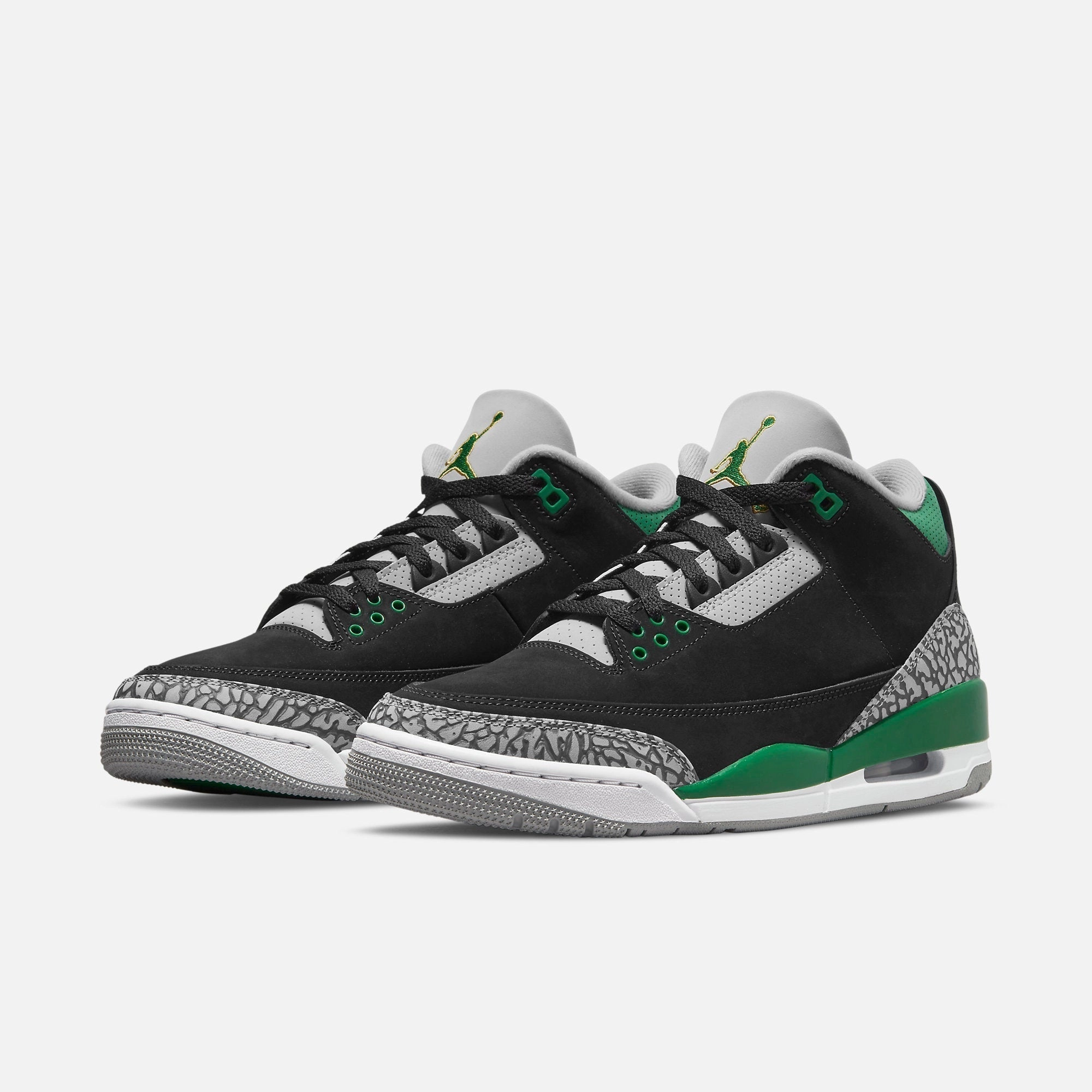 (Men's) Air Jordan 3 Retro 'Pine Green' (2021) CT8532-030 Air Jordan 3 Retro Throwback Sneakers