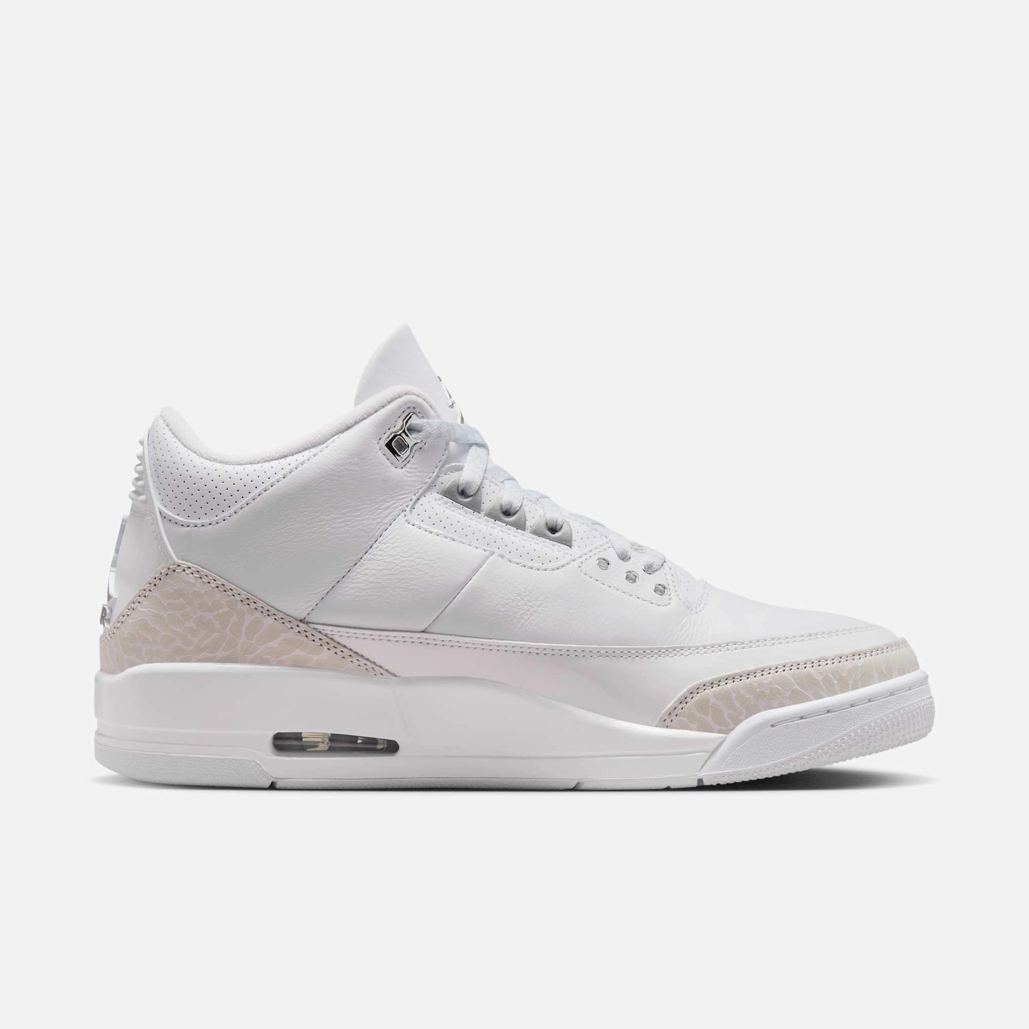 (Men's) Air Jordan 3 Retro 'Pure Money' (2025) CT8532-111 Air Jordan 3 Retro Throwback Sneakers