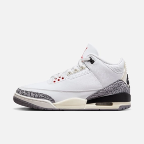 (Men's) Air Jordan 3 Retro 'Reimagined White Cement' (2023) DN3707-100 Air Jordan 3 retro sneakers with throwback vibe