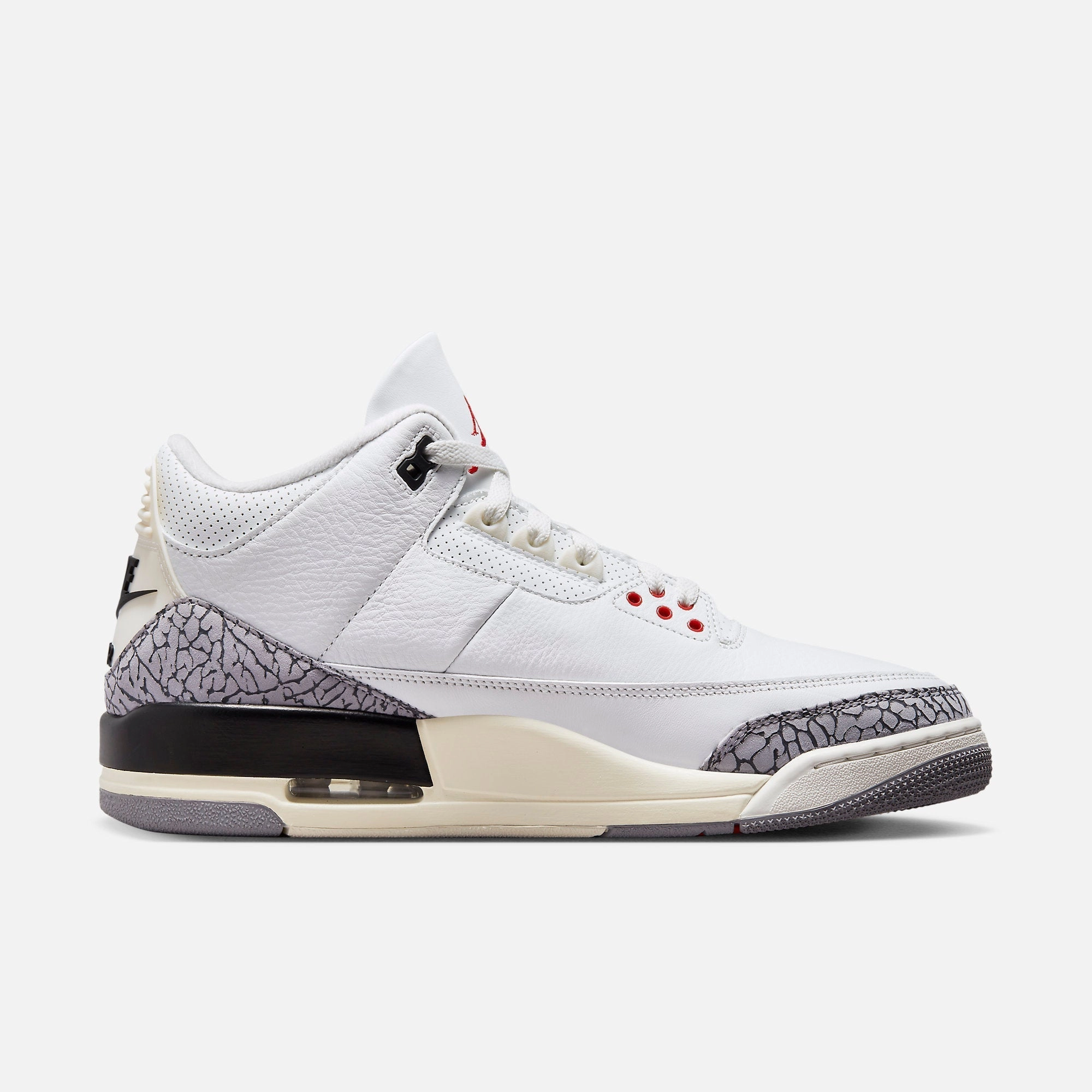 (Men's) Air Jordan 3 Retro 'Reimagined White Cement' (2023) DN3707-100 Air Jordan 3 Retro Throwback Sneakers