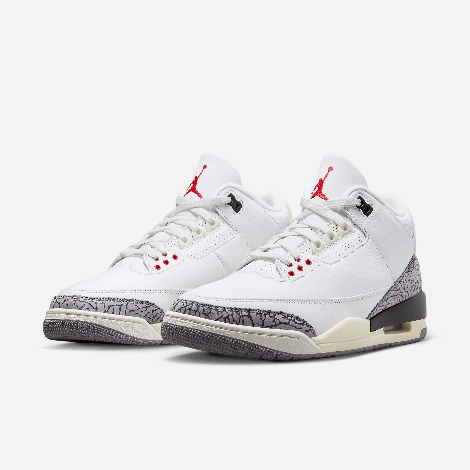 (Men's) Air Jordan 3 Retro 'Reimagined White Cement' (2023) DN3707-100 Air Jordan 3 Retro Throwback Sneakers