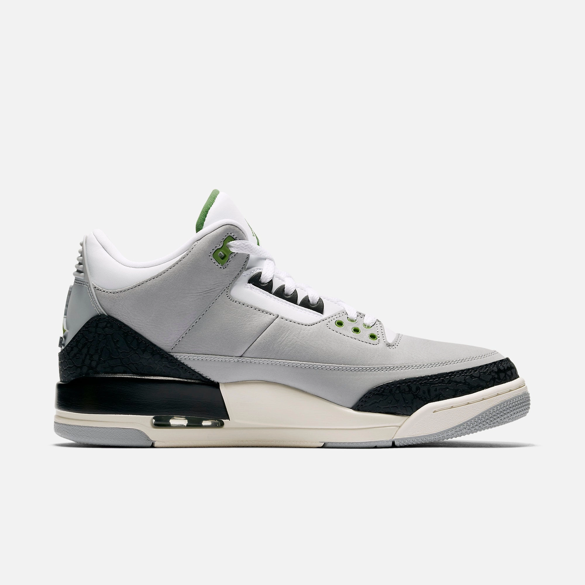 (Men's) Air Jordan 3 Retro 'Tinker Hatfield Chlorophyll' (2018) 136064-006 Air Jordan 3 Retro Throwback Sneakers