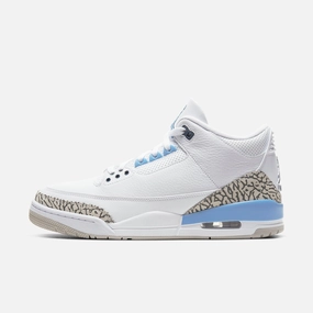 (Men's) Air Jordan 3 Retro 'UNC' (2020) CT8532-104 Air Jordan 3 retro sneakers with throwback vibe