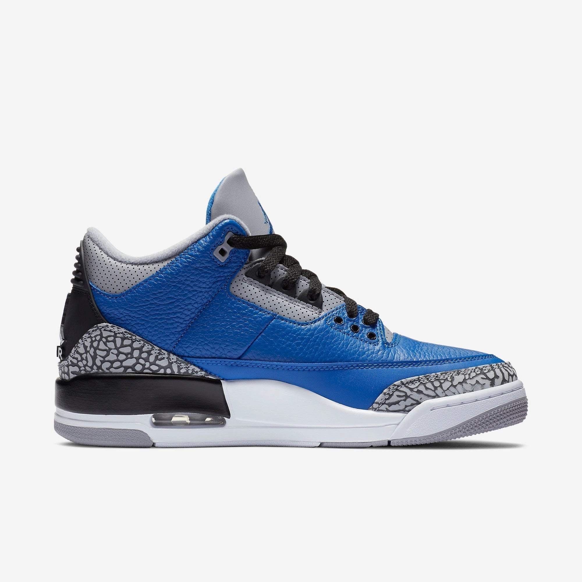 (Men's) Air Jordan 3 Retro 'Varsity Royal Cement' (2020) CT8532-400 Air Jordan 3 Retro Throwback Sneakers