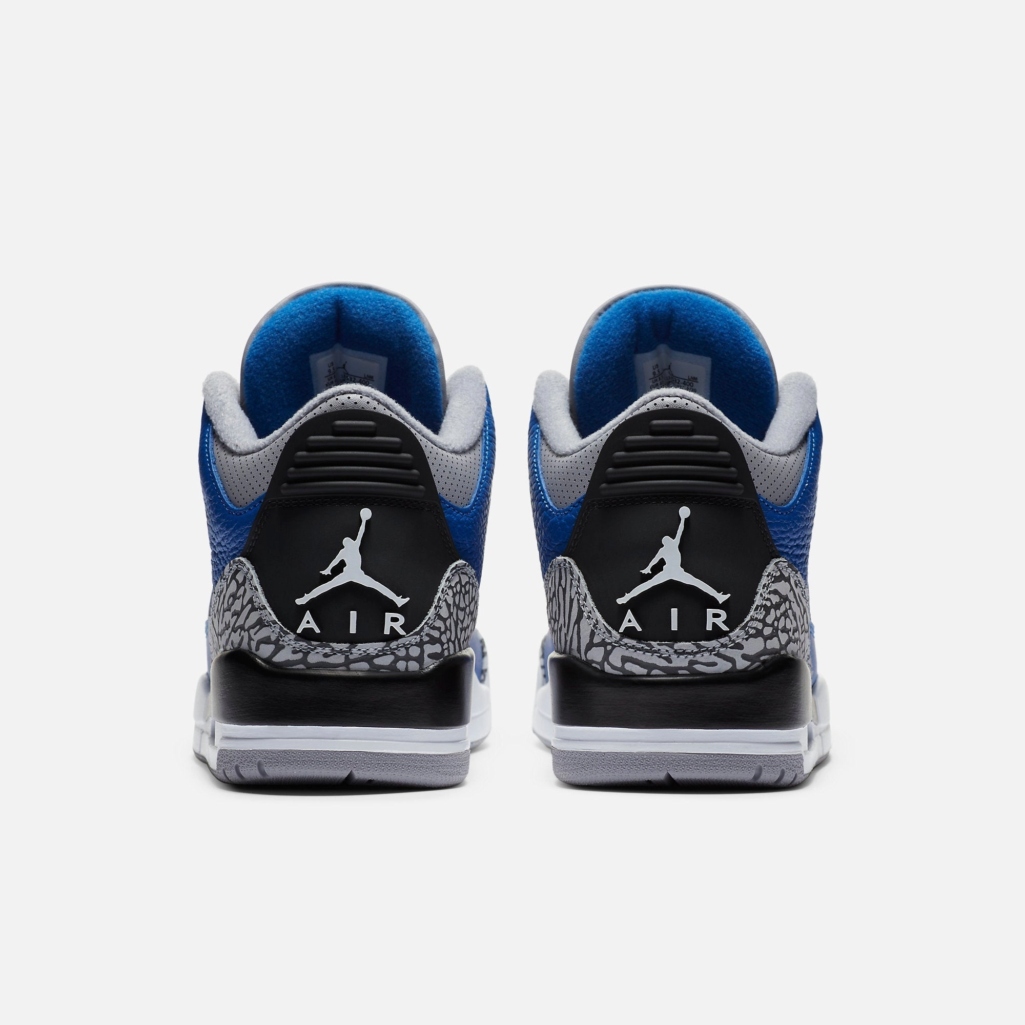 (Men's) Air Jordan 3 Retro 'Varsity Royal Cement' (2020) CT8532-400 Air Jordan 3 Retro Throwback Sneakers