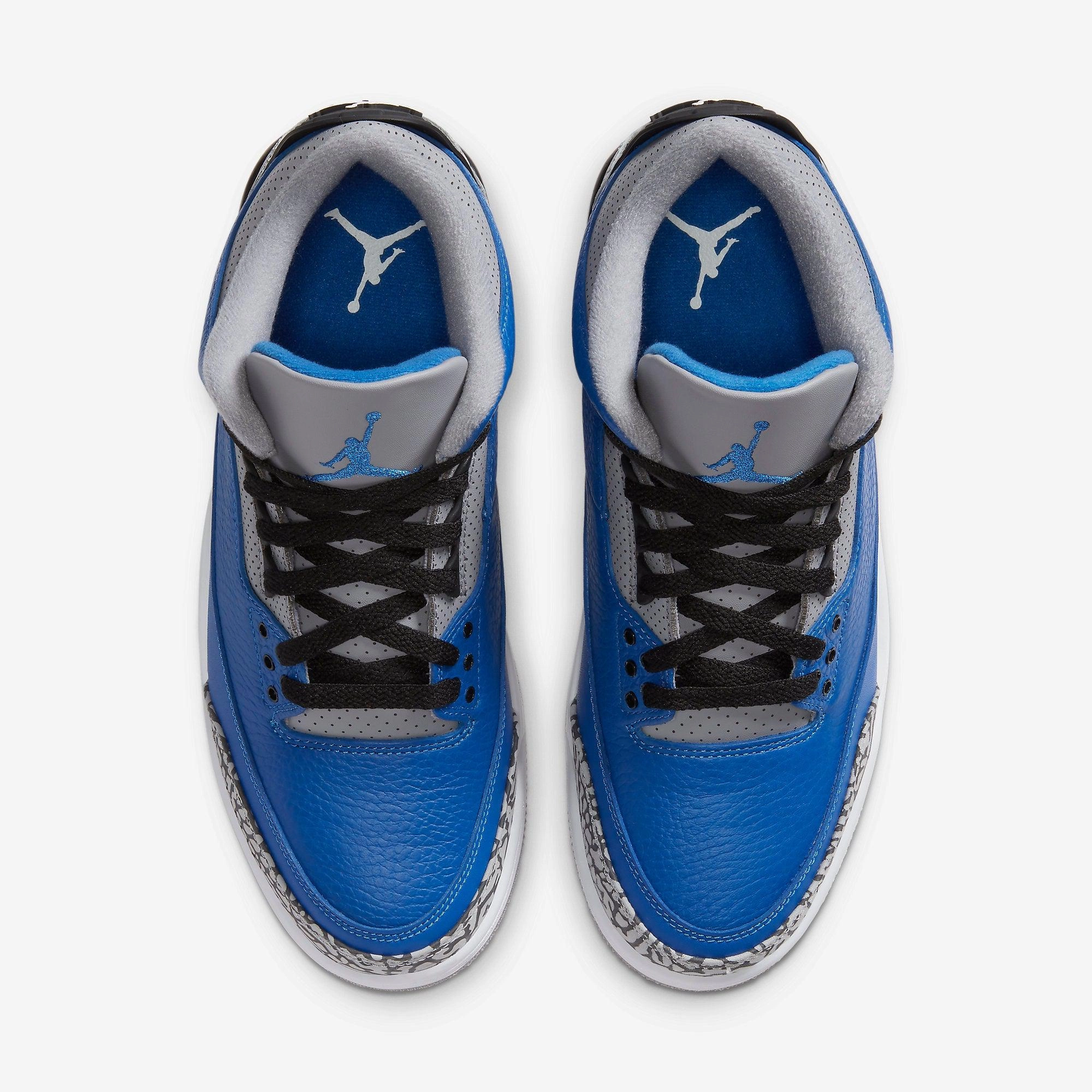 (Men's) Air Jordan 3 Retro 'Varsity Royal Cement' (2020) CT8532-400 Air Jordan 3 Retro Throwback Sneakers