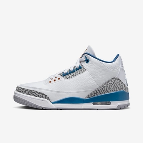 (Men's) Air Jordan 3 Retro 'Washington Wizards' (2023) CT8532-148 Air Jordan 3 retro sneakers with throwback vibe