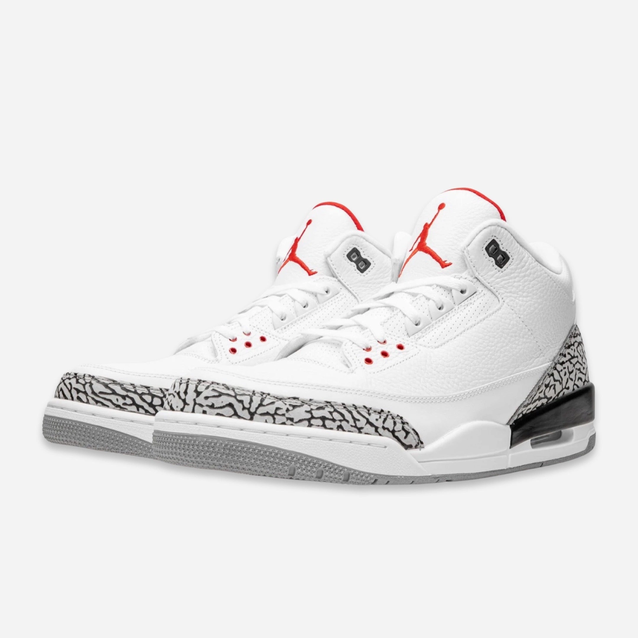 (Men's) Air Jordan 3 Retro 'White Cement' (2011) 136064-105 Air Jordan 3 Retro Throwback Sneakers
