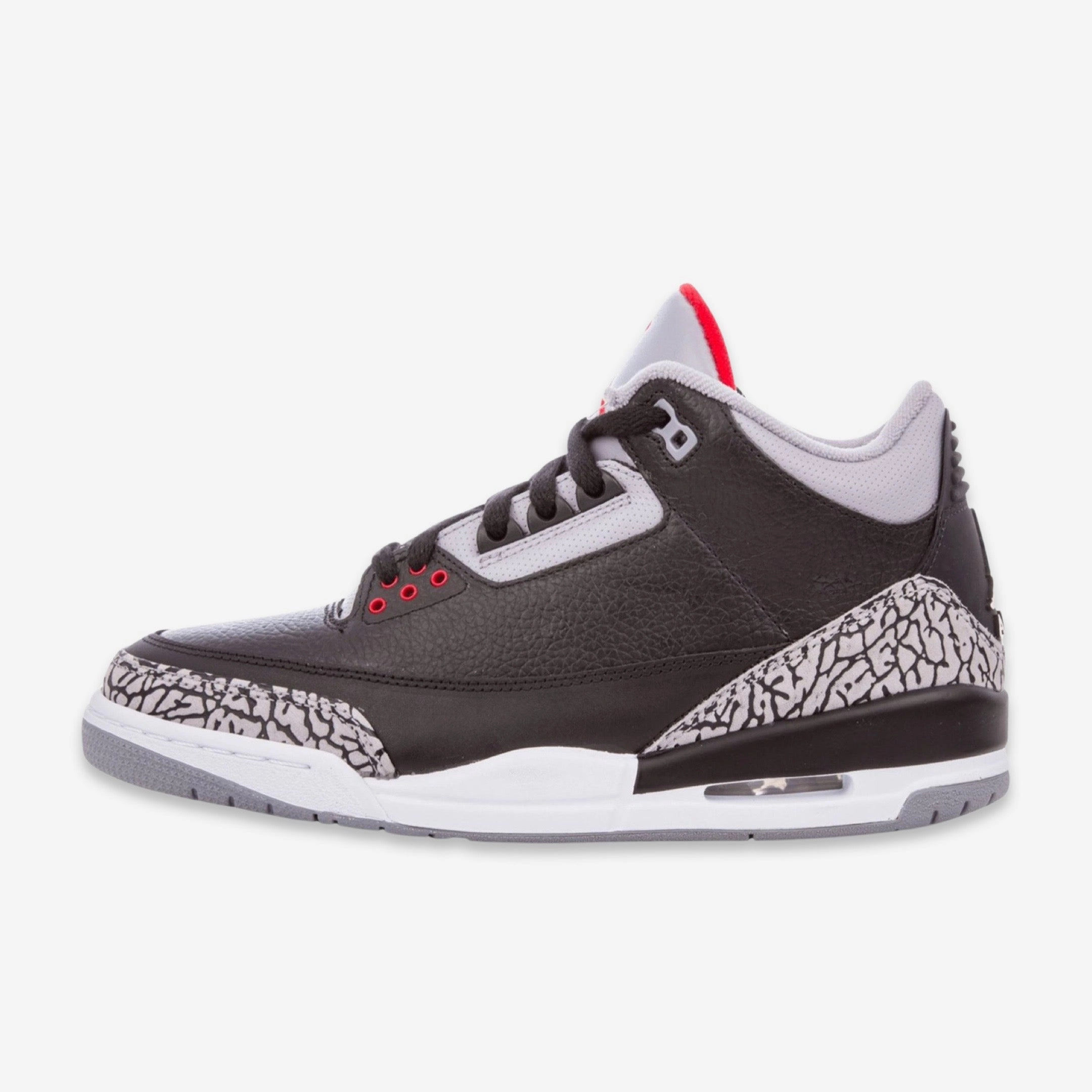(Men's) Air Jordan 3 Retro CDP 'Countdown Black Cement' (2008) 340254-061 Air Jordan 3 retro sneakers with throwback vibe