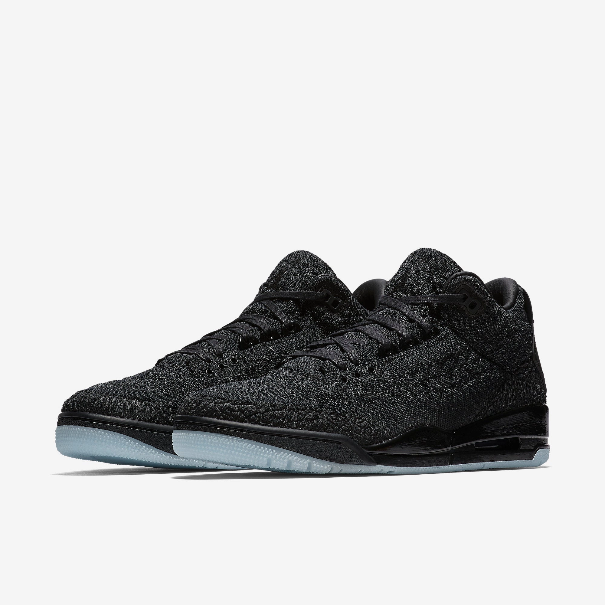 (Men's) Air Jordan 3 Retro Flyknit 'Black' (2018) AQ1005-001 Air Jordan 3 Retro Throwback Sneakers