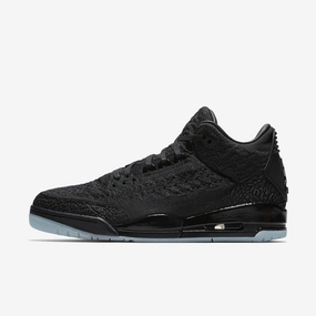 (Men's) Air Jordan 3 Retro Flyknit 'Black' (2018) AQ1005-001 Air Jordan 3 retro sneakers with throwback vibe