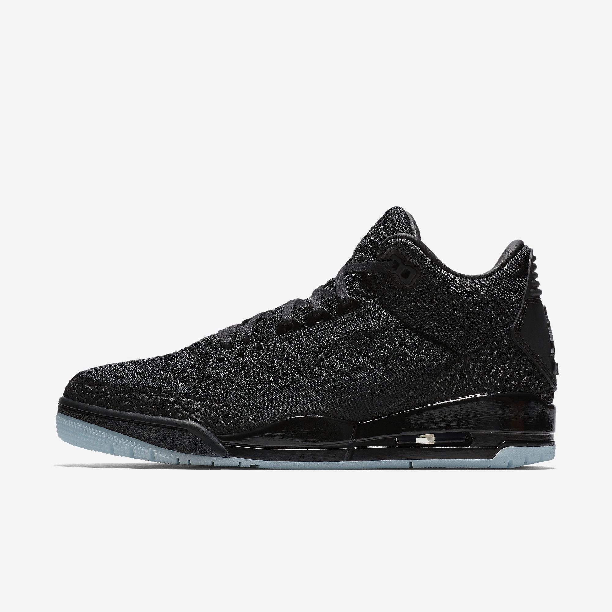 (Men's) Air Jordan 3 Retro Flyknit 'Black' (2018) AQ1005-001 Air Jordan 3 retro sneakers with throwback vibe