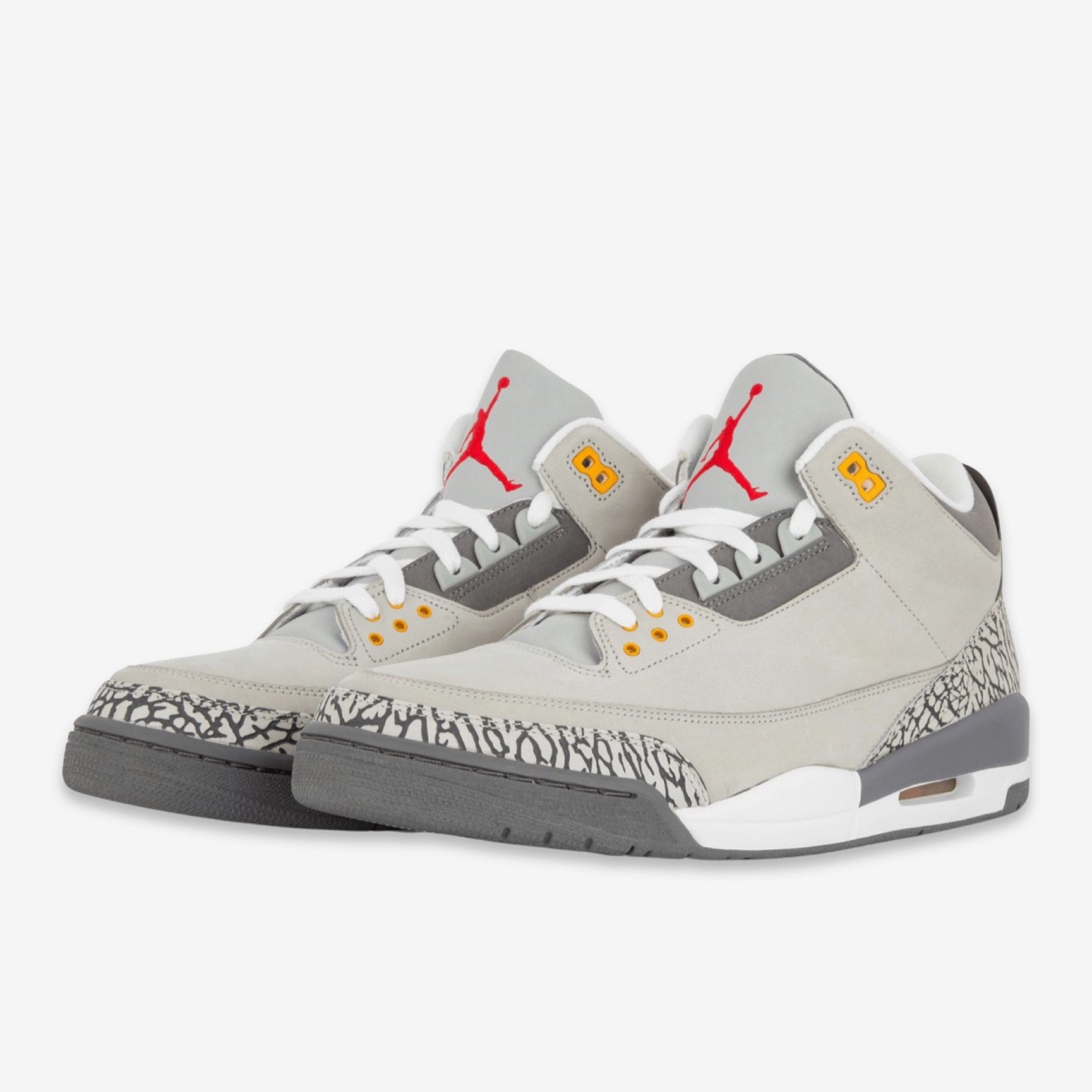 (Men's) Air Jordan 3 Retro LS 'Cool Grey' (2007) 315297-062 Air Jordan 3 Retro Throwback Sneakers
