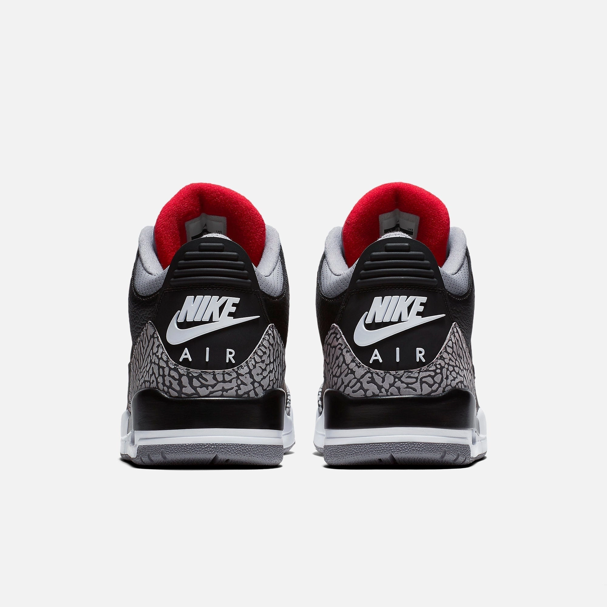 (Men's) Air Jordan 3 Retro OG 'Black Cement' (2018) 854262-001 Air Jordan 3 Retro Throwback Sneakers