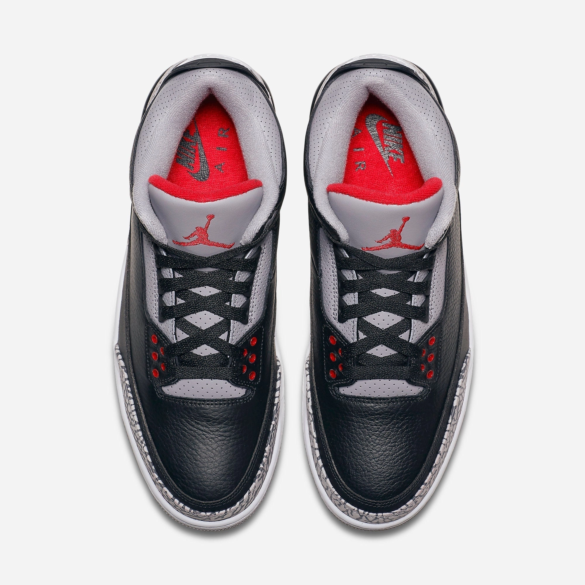 (Men's) Air Jordan 3 Retro OG 'Black Cement' (2018) 854262-001 Air Jordan 3 Retro Throwback Sneakers