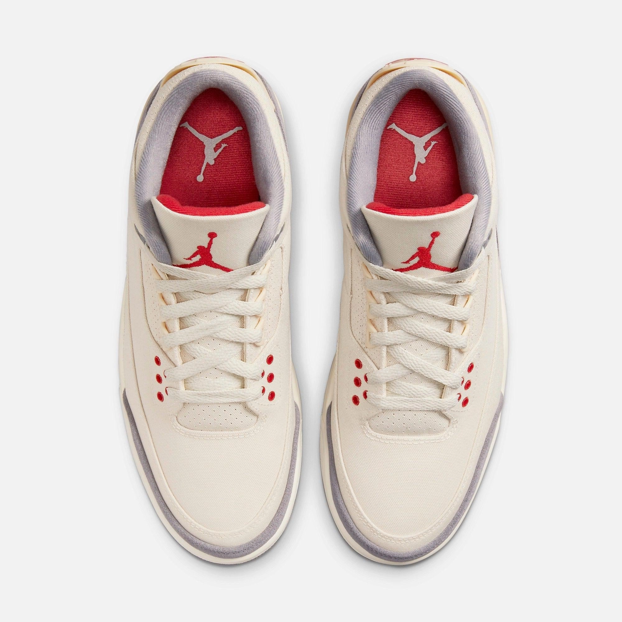 (Men's) Air Jordan 3 Retro SE 'Canvas / Muslin' (2022) DH7139-100 Air Jordan 3 Retro Throwback Sneakers