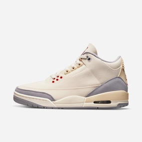 (Men's) Air Jordan 3 Retro SE 'Canvas / Muslin' (2022) DH7139-100 Air Jordan 3 retro sneakers with throwback vibe