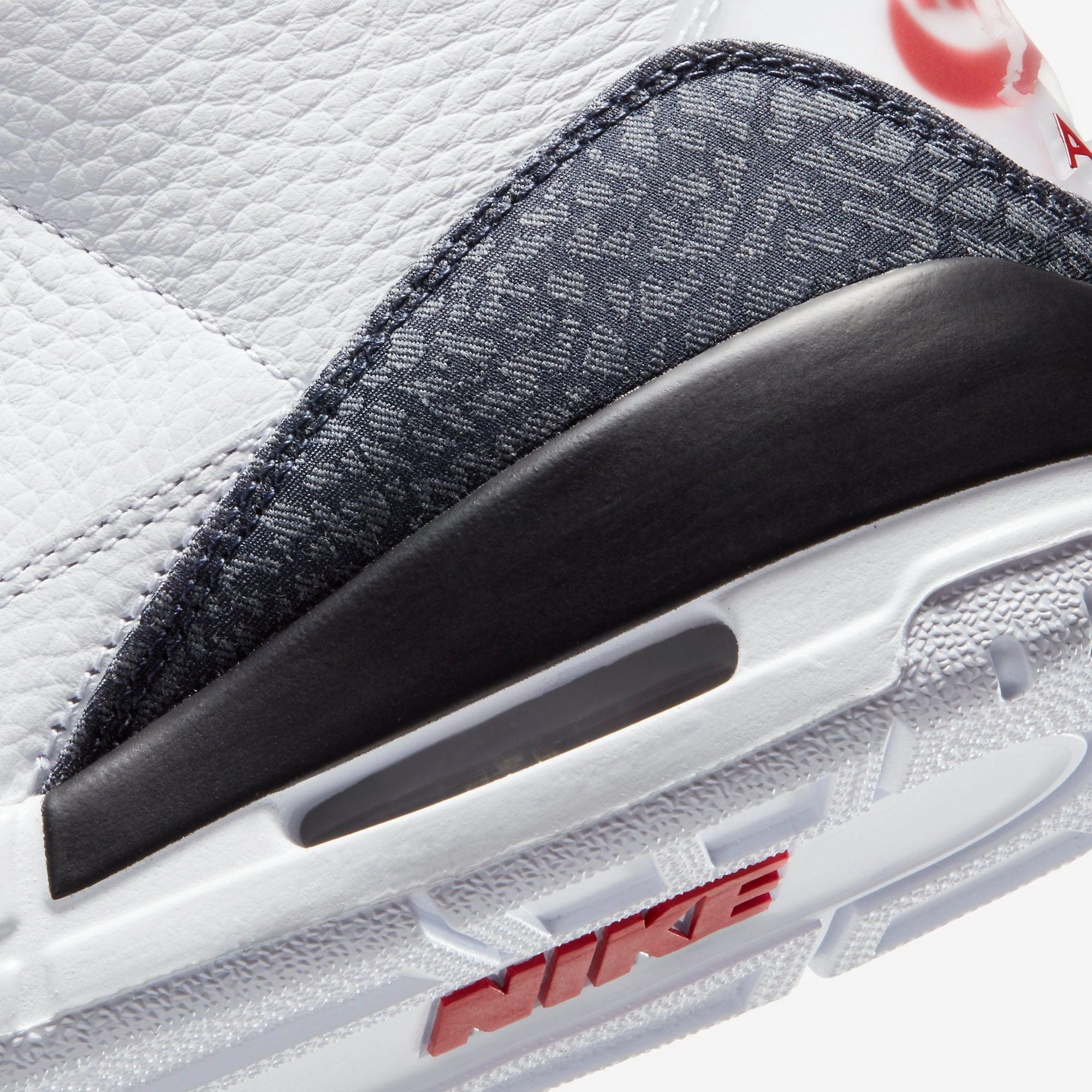 (Men's) Air Jordan 3 Retro SE 'Denim Fire Red' (2020) CZ6431-100 Air Jordan 3 Retro Throwback Sneakers