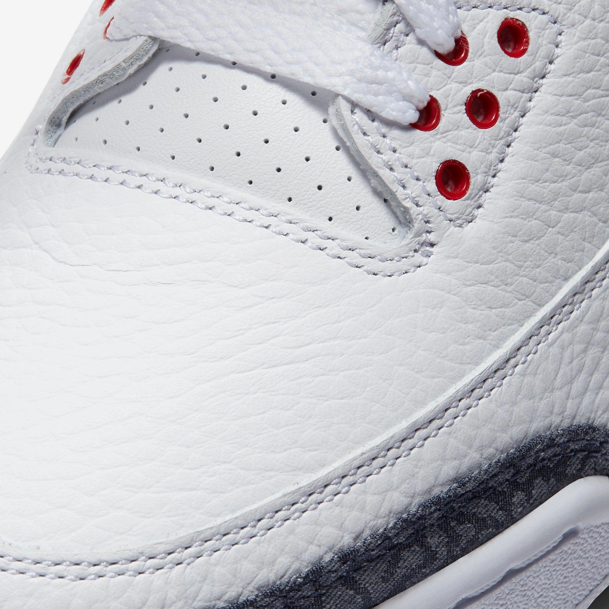 (Men's) Air Jordan 3 Retro SE 'Denim Fire Red' (2020) CZ6431-100 Air Jordan 3 Retro Throwback Sneakers