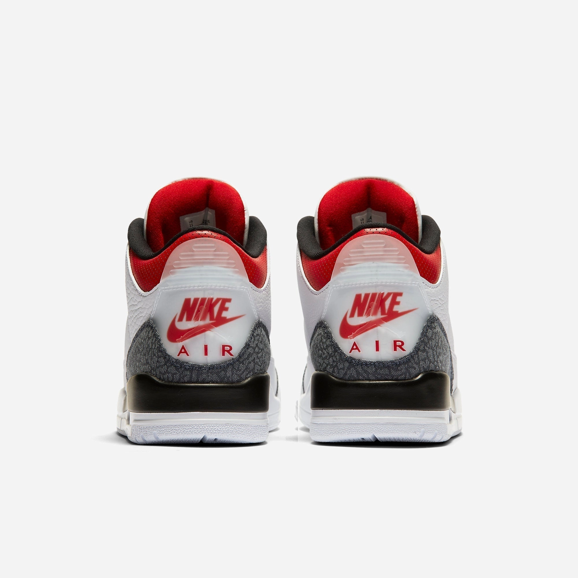 (Men's) Air Jordan 3 Retro SE 'Denim Fire Red' (2020) CZ6431-100 Air Jordan 3 Retro Throwback Sneakers