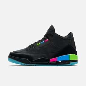 (Men's) Air Jordan 3 Retro SE Q54 'Quai 54 Black' (2018) AT9195-001 Air Jordan 3 retro sneakers with throwback vibe