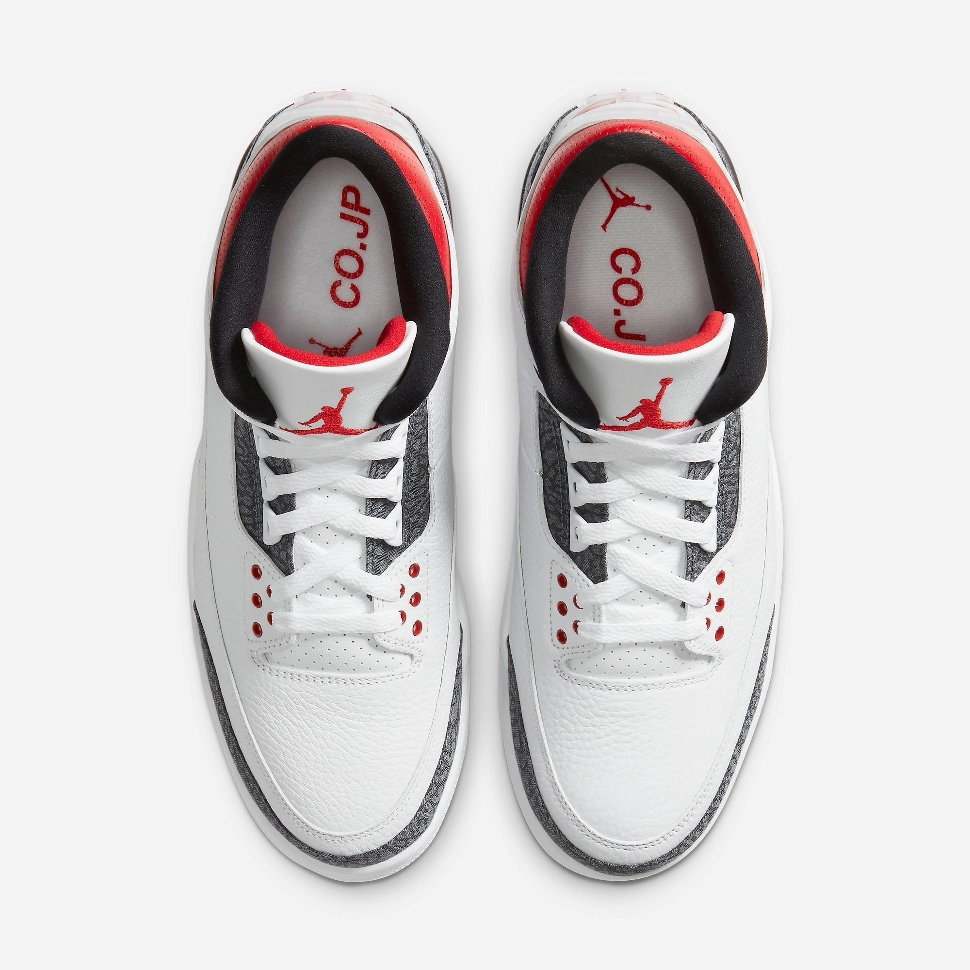 (Men's) Air Jordan 3 Retro SE-T 'Japan Denim Fire Red' (2020) CZ6433-100 Air Jordan 3 Retro Throwback Sneakers