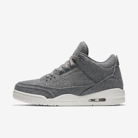 (Men's) Air Jordan 3 Retro Wool 'Dark Grey' (2016) 854263-004 Air Jordan 3 retro sneakers with throwback vibe