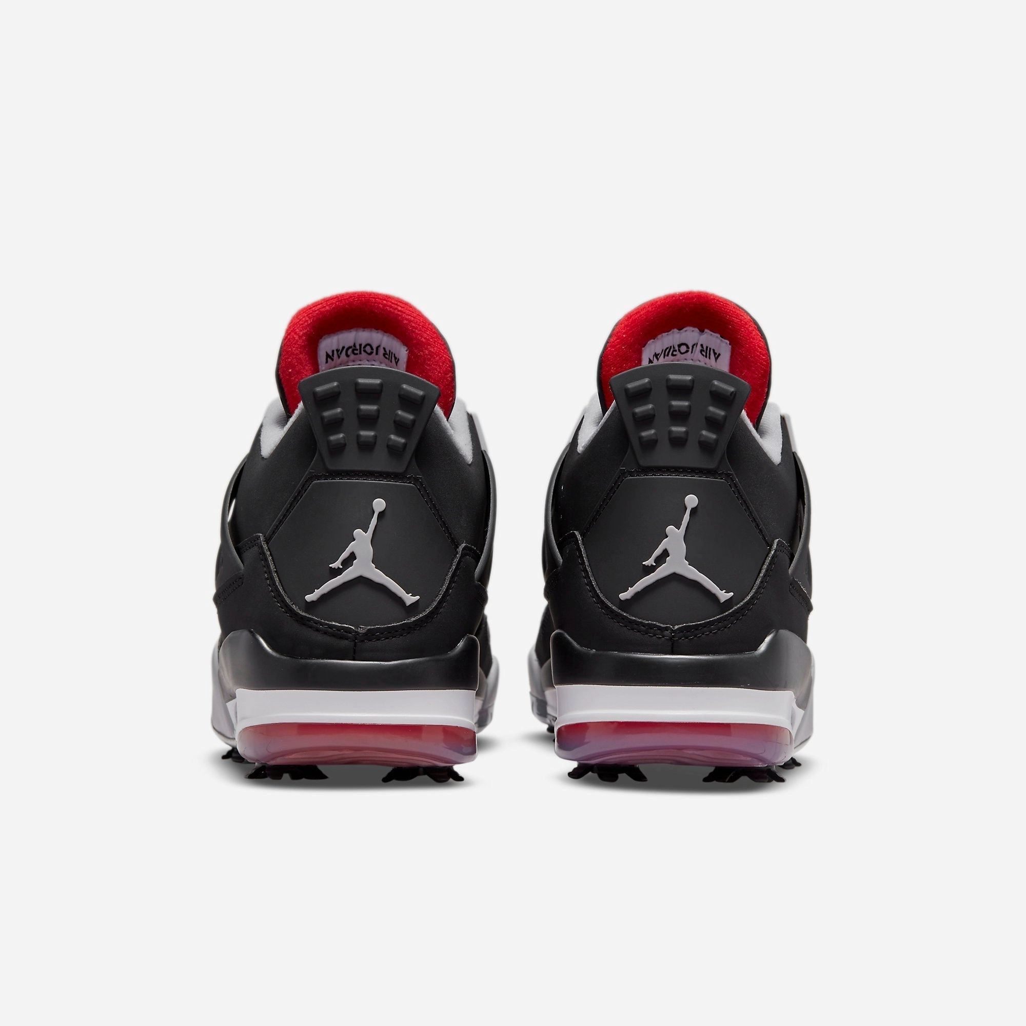 (Men's) Air Jordan 4 Golf 'Bred' (2021) CU9981-002 Air Jordan 4 Visible Air Unit Sneakers