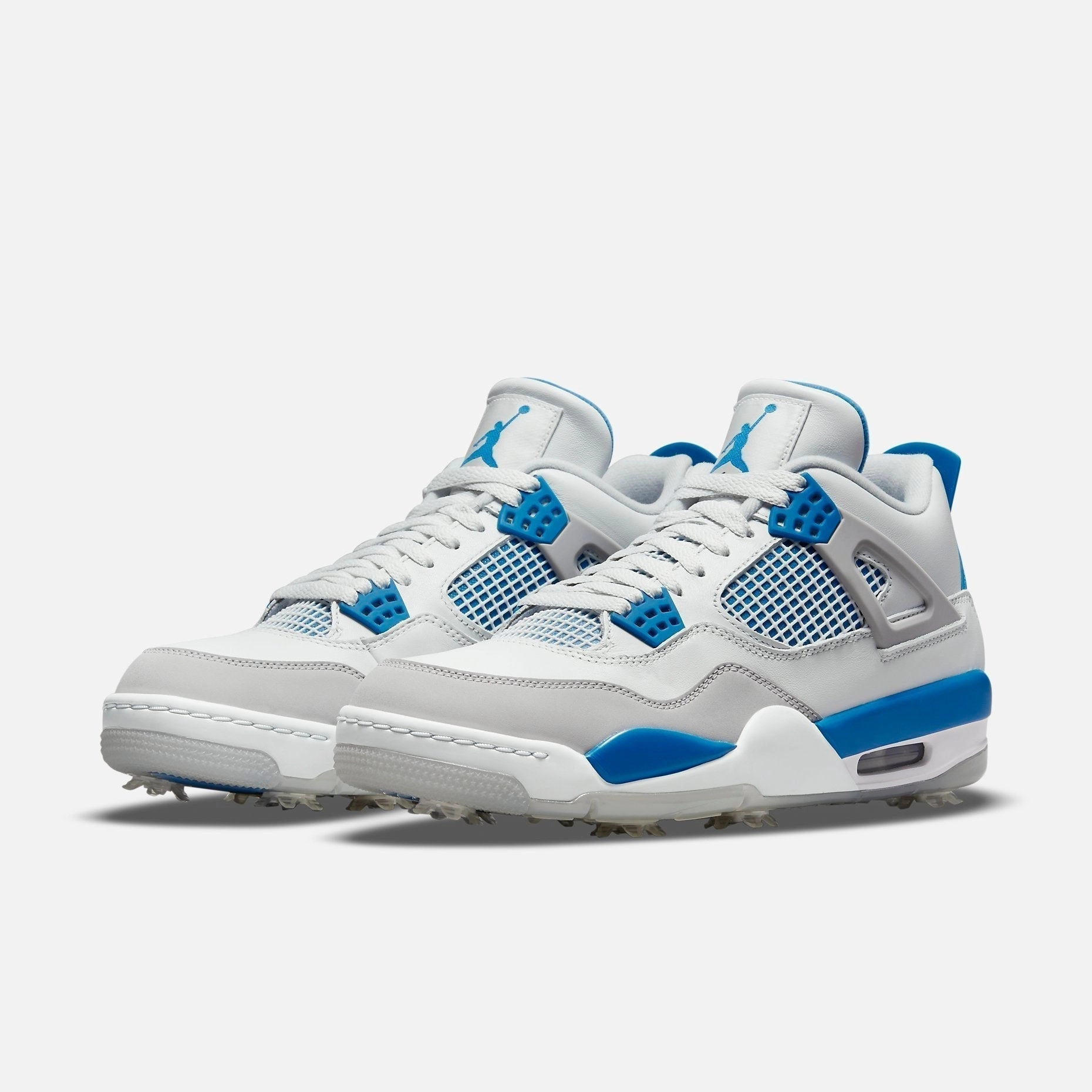 (Men's) Air Jordan 4 Golf 'Military Blue' (2021) CU9981-101 Air Jordan 4 Visible Air Unit Sneakers