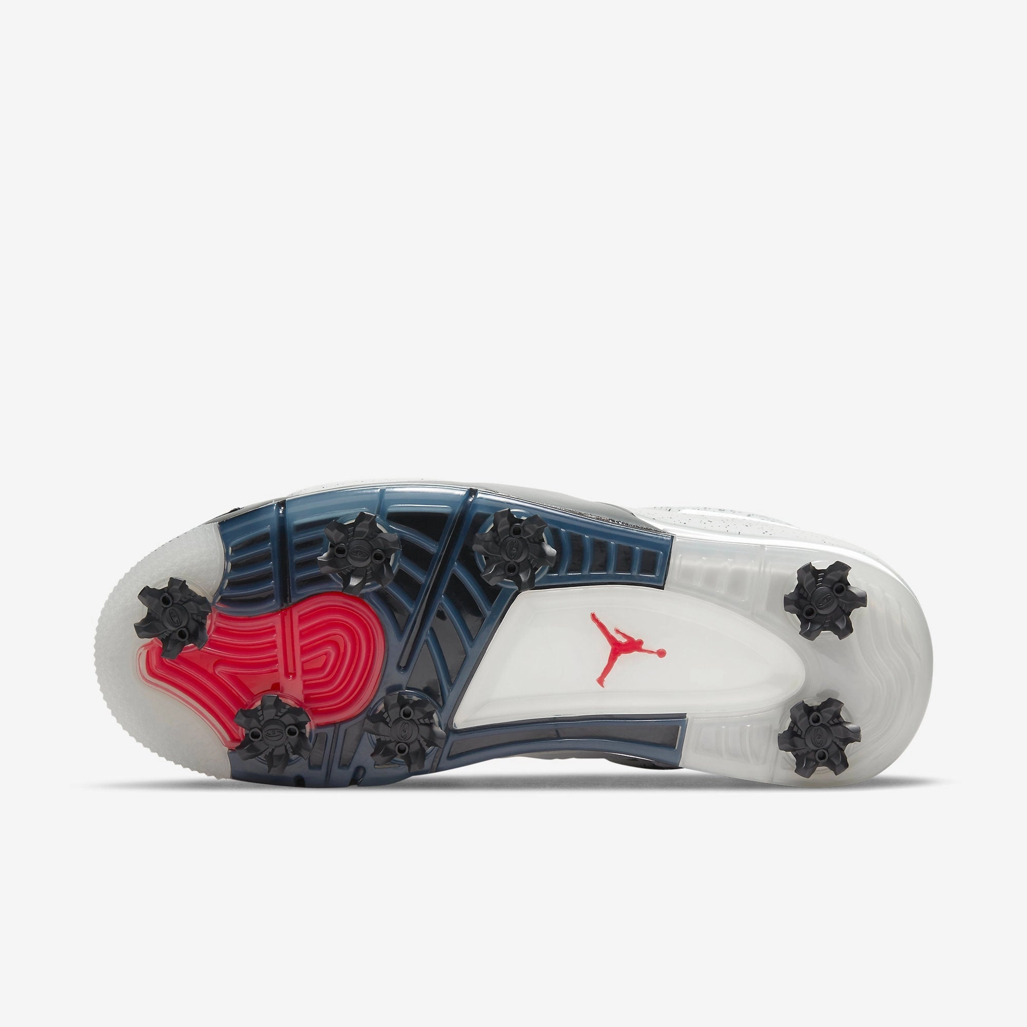 (Men's) Air Jordan 4 Golf 'White Cement' (2021) CU9981-100 Air Jordan 4 Visible Air Unit Sneakers