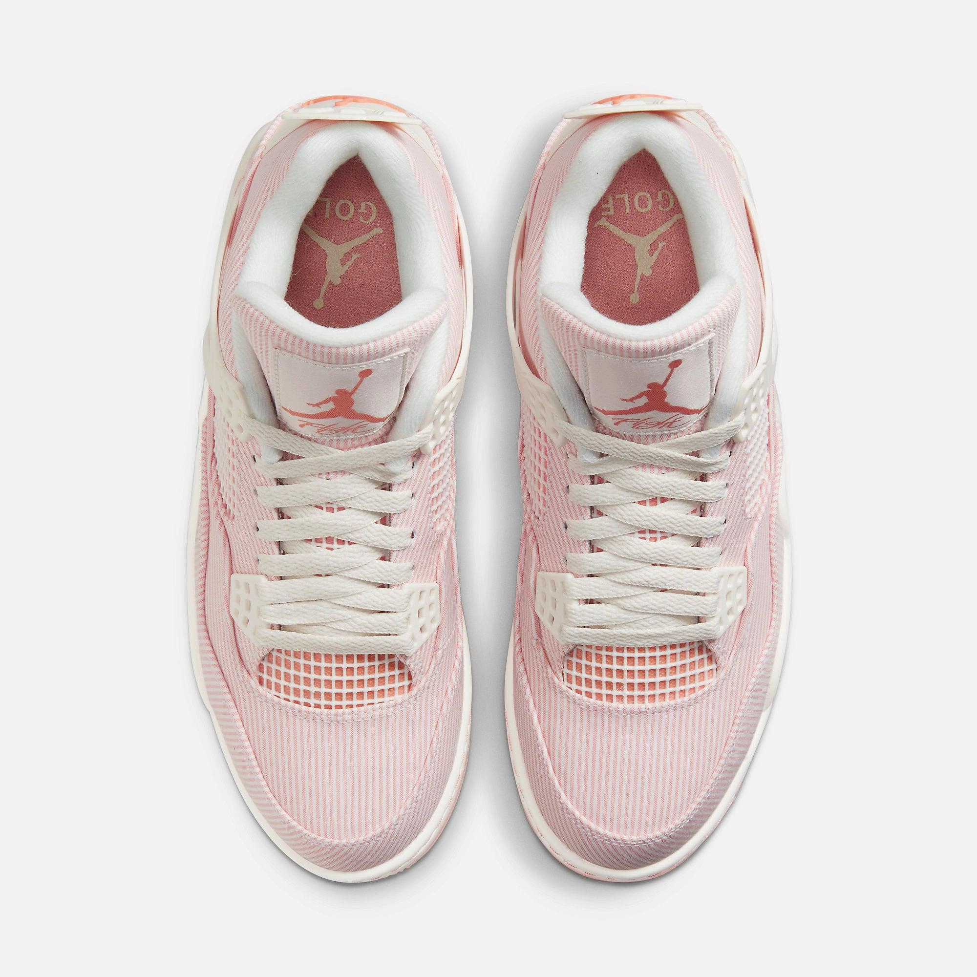 (Men's) Air Jordan 4 Golf NRG 'Seersucker' (2021) CZ2439-101 Air Jordan 4 Visible Air Unit Sneakers