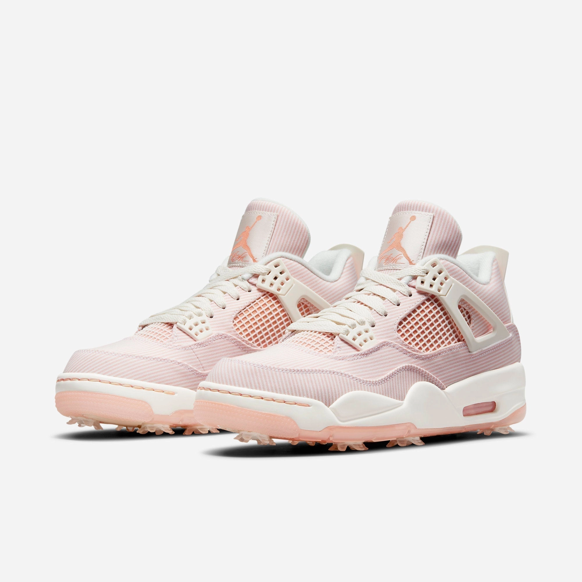 (Men's) Air Jordan 4 Golf NRG 'Seersucker' (2021) CZ2439-101 Air Jordan 4 Visible Air Unit Sneakers
