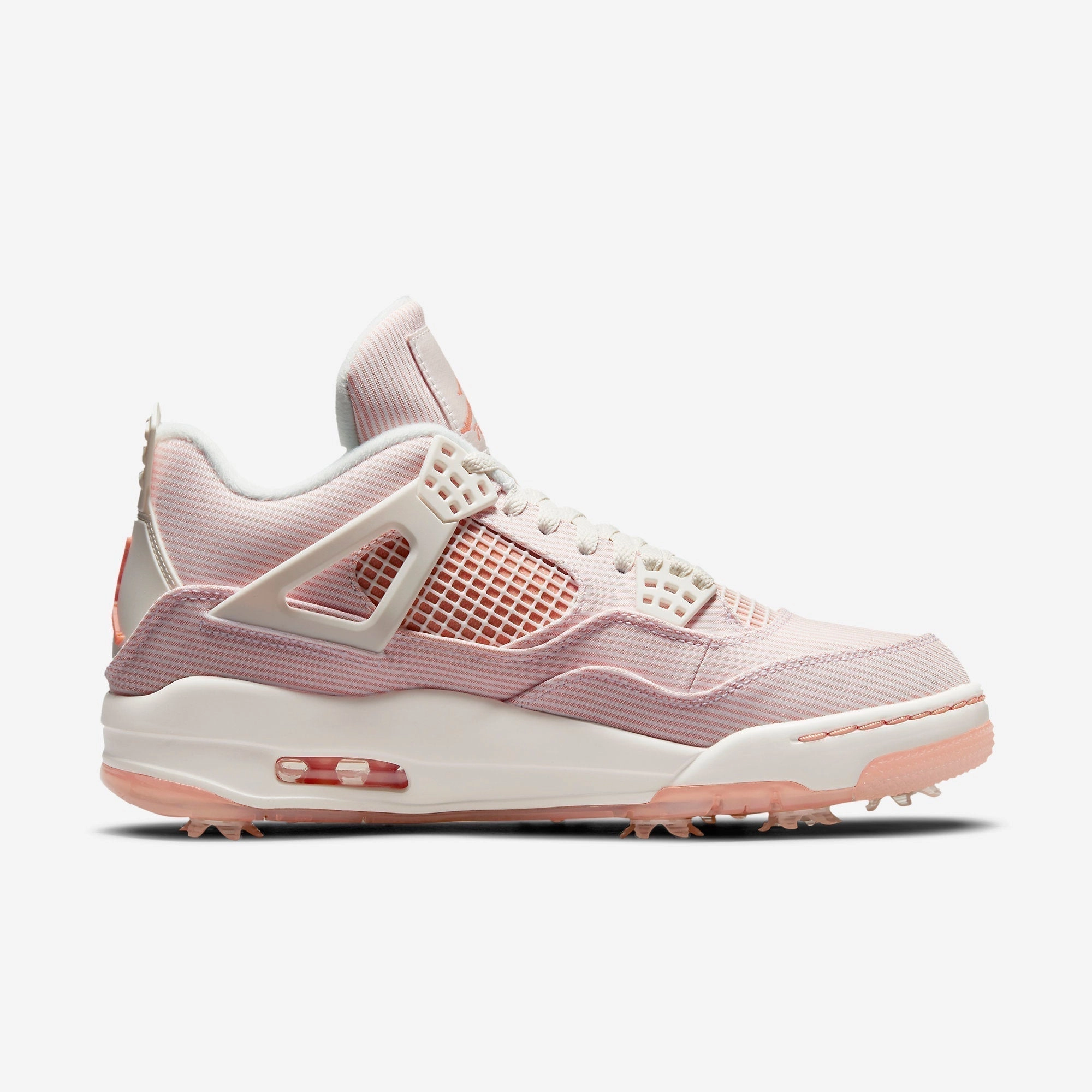 (Men's) Air Jordan 4 Golf NRG 'Seersucker' (2021) CZ2439-101 Air Jordan 4 Visible Air Unit Sneakers