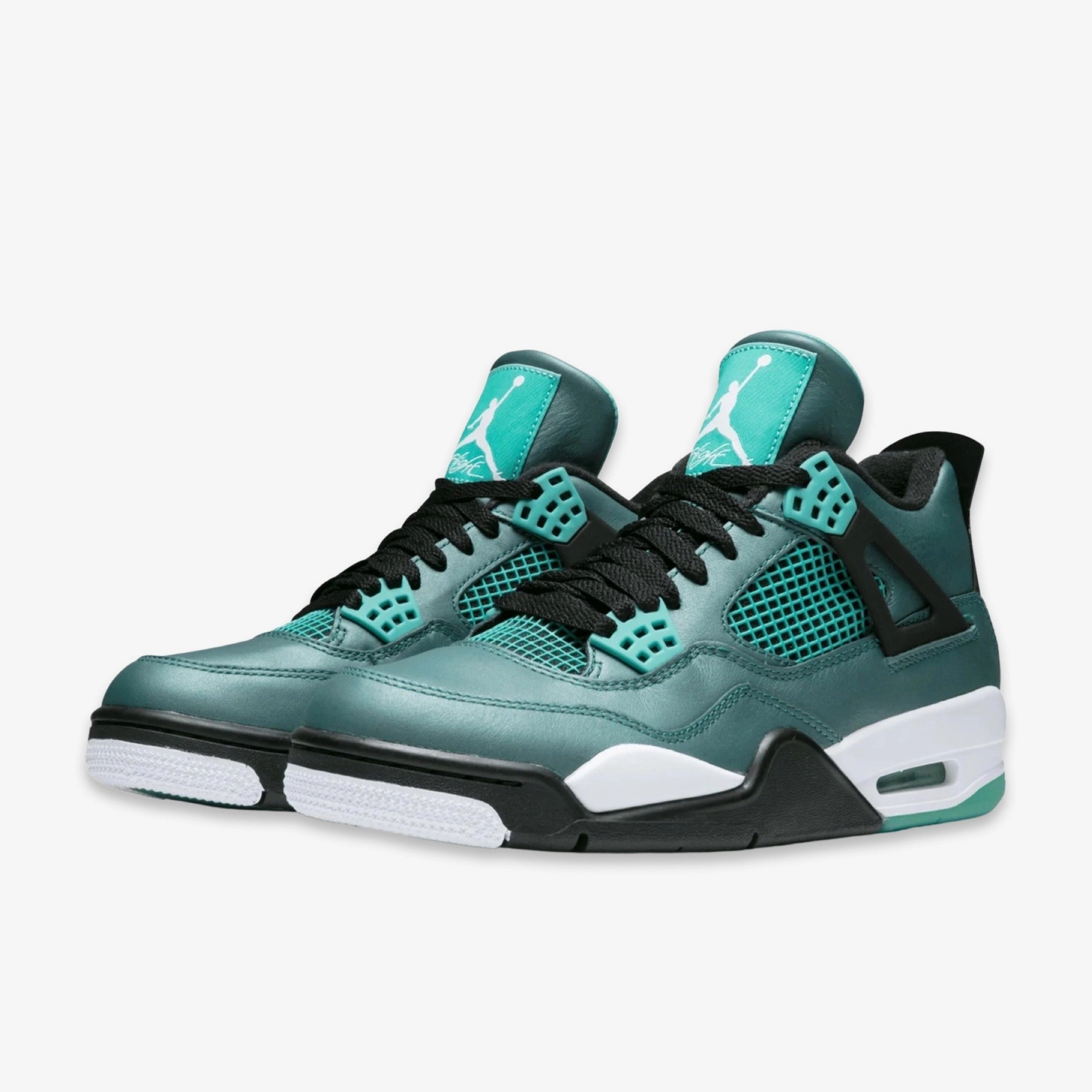 (Men's) Air Jordan 4 Retro 30th 'Teal' (2015) 705331-330 Air Jordan 4 Visible Air Unit Sneakers