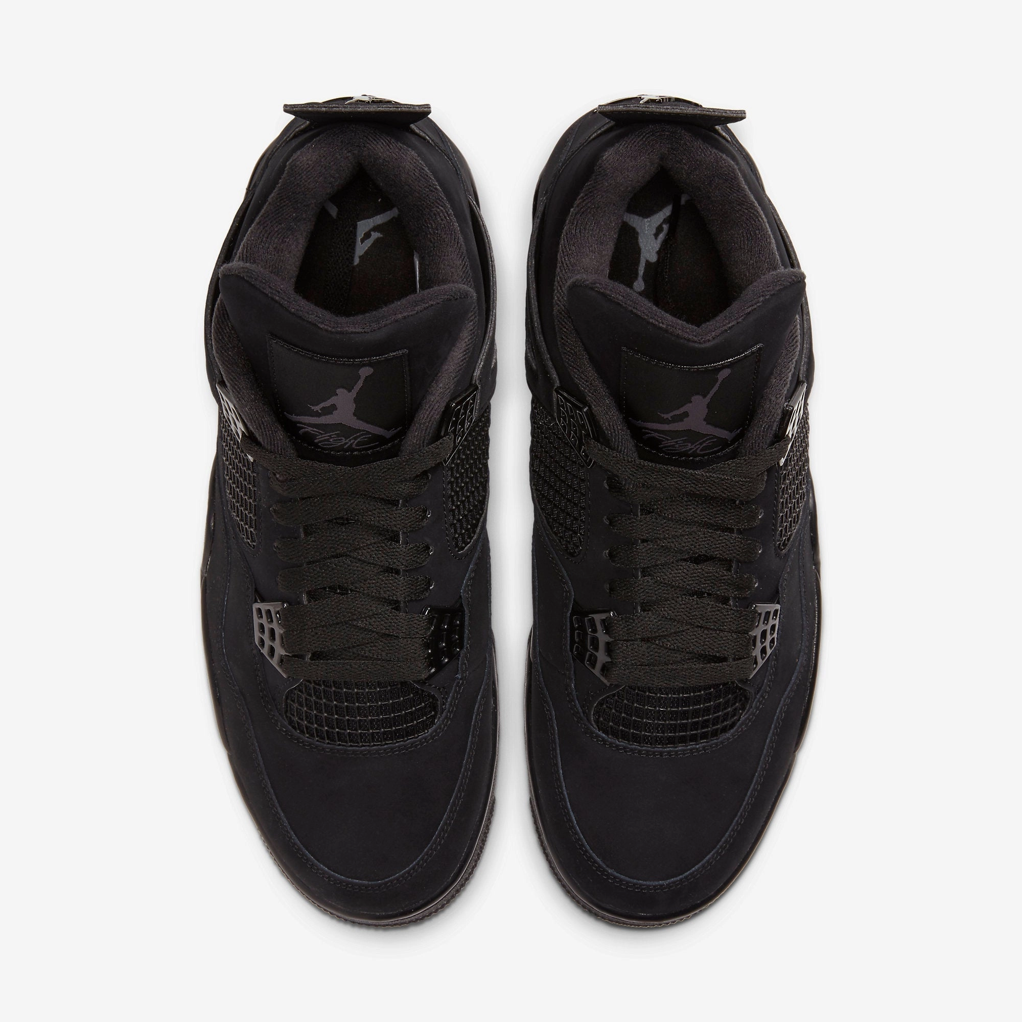(Men's) Air Jordan 4 Retro 'Black Cat' (2020) CU1110-010 Air Jordan 4 Visible Air Unit Sneakers