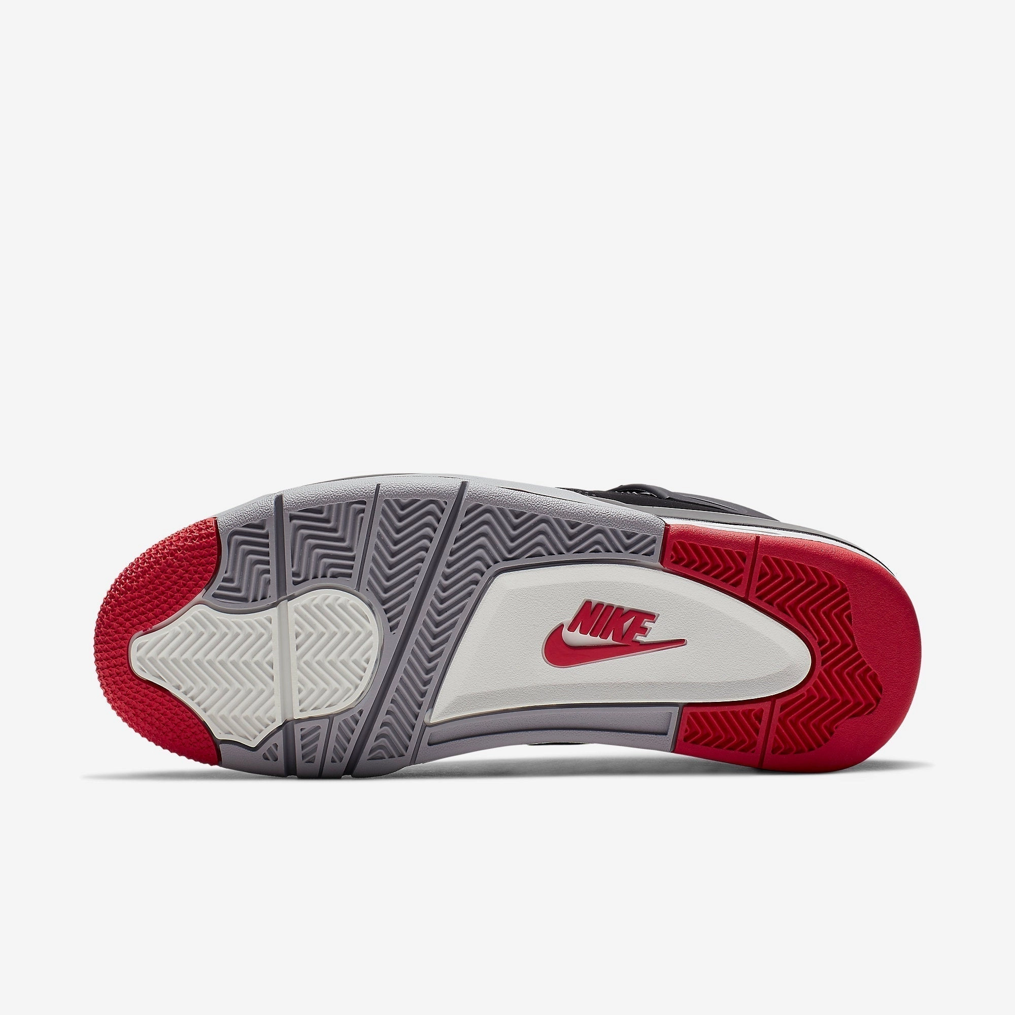 (Men's) Air Jordan 4 Retro 'Bred' (2019) 308497-060 Air Jordan 4 Visible Air Unit Sneakers